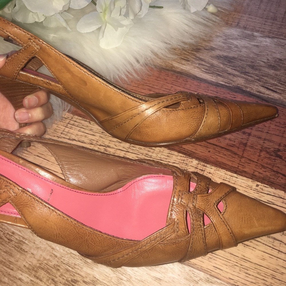 Prada Pointed Toe Slingback Heel 38 1/2 - Picture 8 of 8